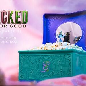 Wicked For Good Regal Popcorn Music Box Popcorn Bucket